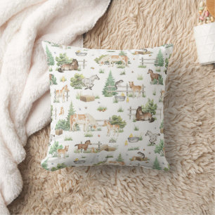 Cute ponies cushion