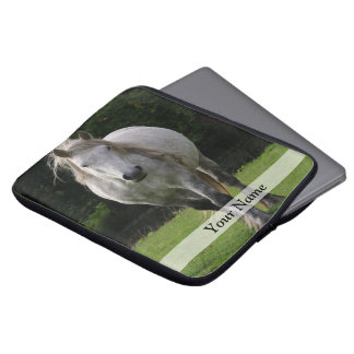Cute pony photograph laptop sleeve