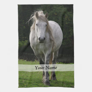 Cute pony photograph tea towel