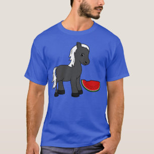 Cute pony with a piece of watermelon T-Shirt