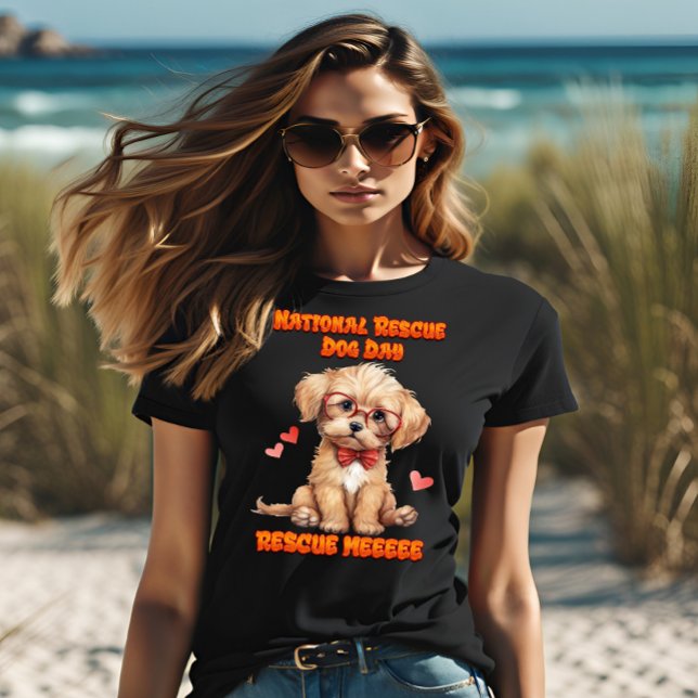 Cute Pooch: Bow-Tied & Glasses T-Shirt (Creator Uploaded)
