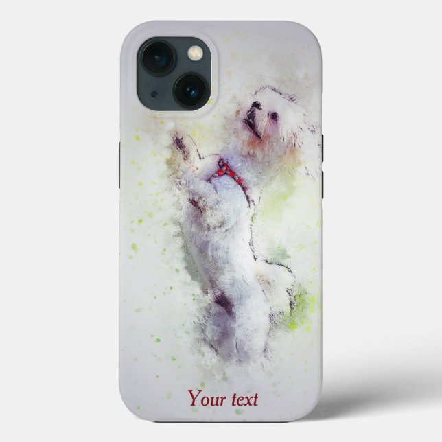 Cute poodle  Case-Mate iPhone case (Back)