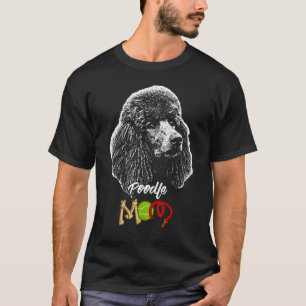 Cute Poodle Dog Mum T-Shirt