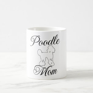 Cute Poodle Line Art Coffee Cup – Dog Lover Gift 2