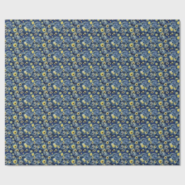 Cute Poodle Pattern Dog Scarf Wrapping Paper (Flat)