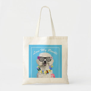 Cute Poodle Tote Bag