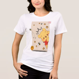 Cute Pooh Bear Tri-Blend Shirt
