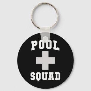 Cute Pool Squad Rescuer Dispatch Lifeguards Swim C Key Ring