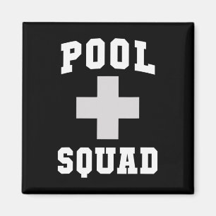 Cute Pool Squad Rescuer Dispatch Lifeguards Swim C Magnet