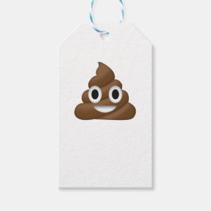Cute Poop Emoji Gift Tags