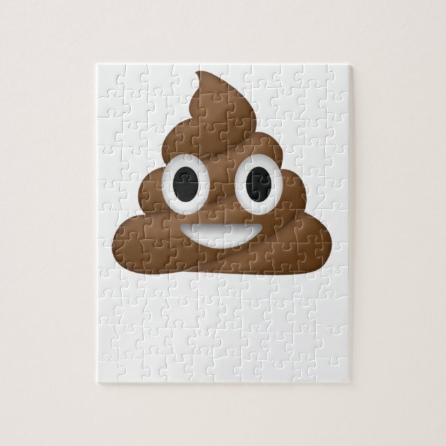 Cute Poop Emoji Jigsaw Puzzle (Vertical)
