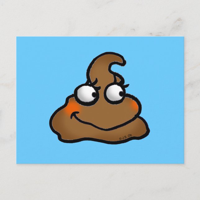 Cute poop postcard (Front)