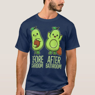 Cute Pooping Avocado For Men Women, Vegan, Poop291 T-Shirt