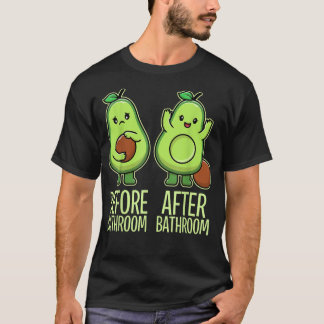 Cute Pooping Avocado For Men Women, Vegan, Poop 28 T-Shirt