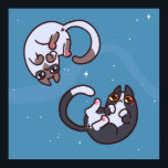 Cute Pop Art Cat Poster<br><div class="desc">Pop Art Cat</div>