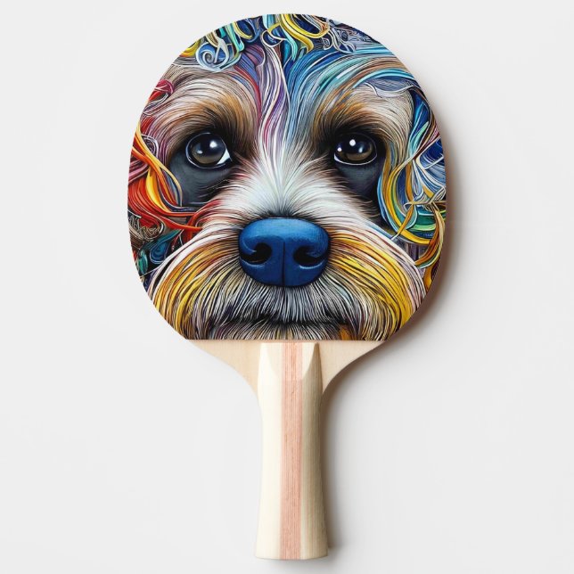 Cute Pop Art Terrier   Ping Pong Paddle (Front)