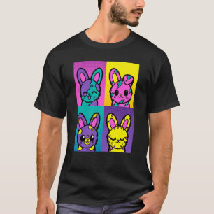 Cute Pop Bunny Rabbit Animal Bunny Mum Bunny Dad T-Shirt