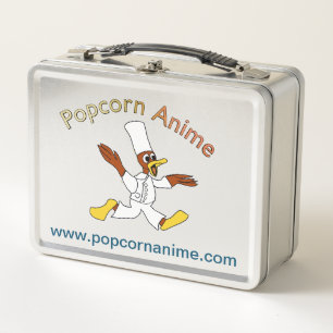 Cute Popcorn Anime Chef Ducky Kazoo Lunchbox