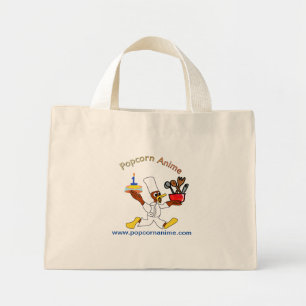 Cute Popcorn Anime Chef Ducky Kazoo Tote Bag