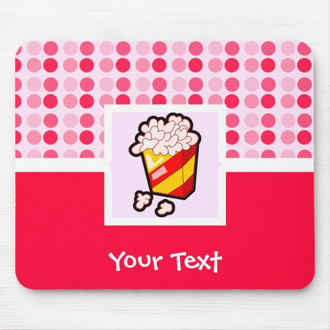 Cute Popcorn Mouse Pad (Front)