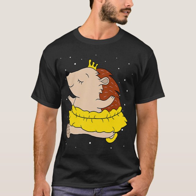 cute Porcupine girl T-Shirt (Front)