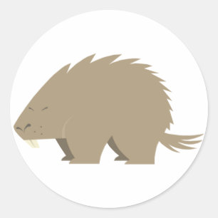 Cute Porcupine Stickers