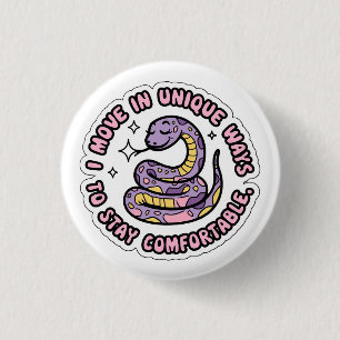 Cute & Positive Affirmation for Self-Care 3 Cm Round Badge