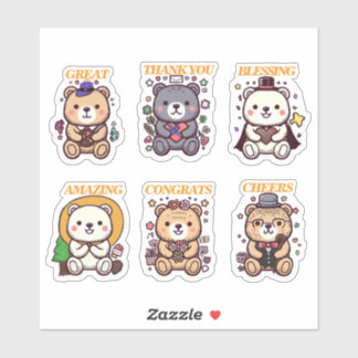 Cute Positive Bear-6 Designs