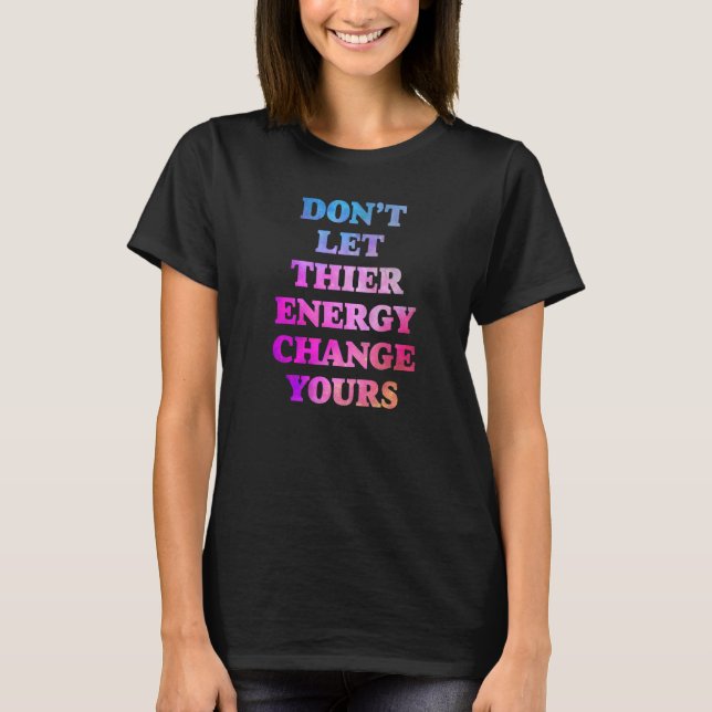 Cute Positive Energy Spiritual Meditation Graphic T-Shirt (Front)