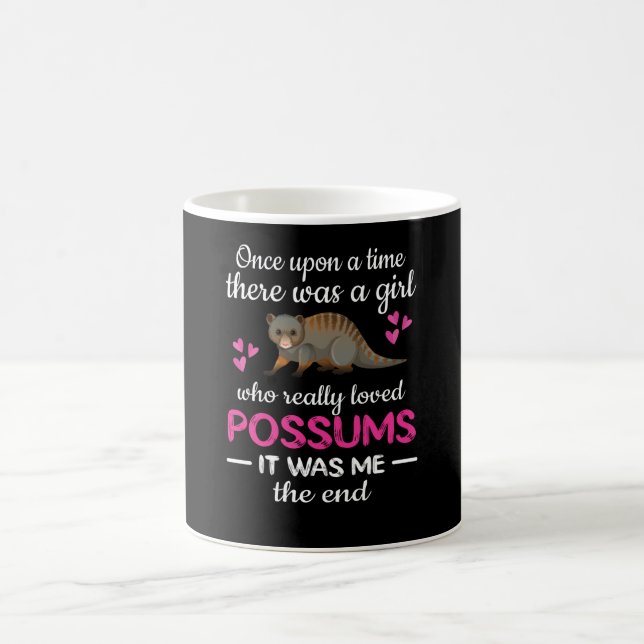 Cute Possum Girl Opossum Lover Possum Whisperer Coffee Mug (Center)