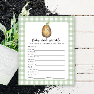 Cute potato - Baby Word Scramble Game