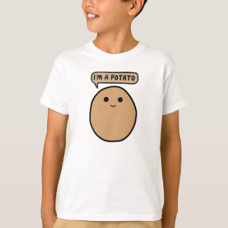 Cute potato meme I'm a potato  T-Shirt