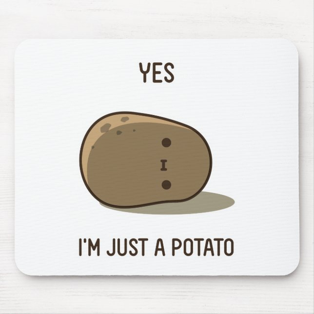 Cute Potato Mouse Pad (Front)