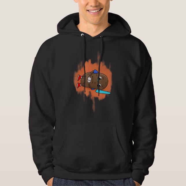 Cute Potato Needs Hugs     Quote Love Fries Potato Hoodie (Front)