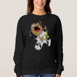 Cute Potato Slipping Sweatshirt