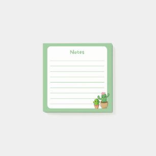 Cute Potted Cactus Plants Post-it Notes
