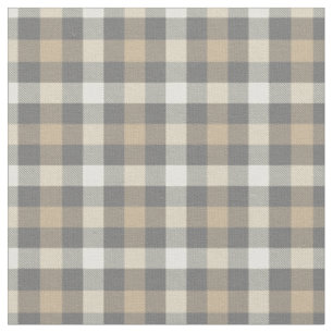 Cute practical colours scottish plaid modern grey fabric