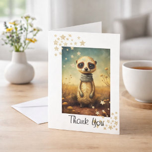 Cute Prairie Dog Thank You Card