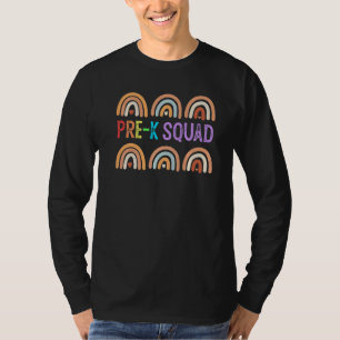 Cute Pre K Squad School Admin Appreciation Back To T-Shirt