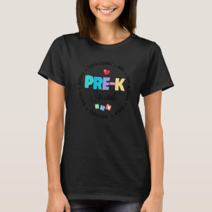 Cute Pre K Squad School Admin Appreciation Back To T-Shirt