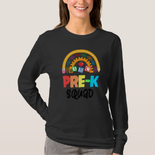 Cute Pre K Squad School Admin Appreciation Back To T-Shirt