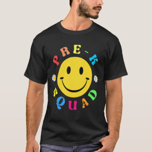 Cute Pre K Squad School Admin Appreciation Office T-Shirt