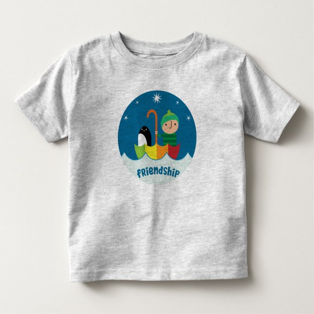 Cute Pre School K Lost And Found Friendship Toddler T-Shirt (Front)