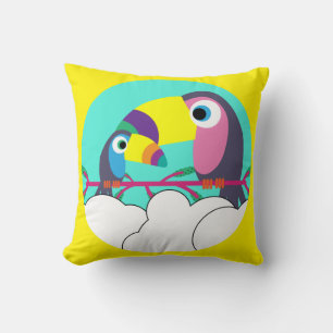 Cute Pre School Pre Schooler Kids Toucan Thr Cushion
