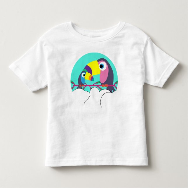 Cute Pre School | Pre Schooler | Kids | Toucan Thr Toddler T-Shirt (Front)