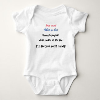 Cute Pregnancy Announcement Baby Bodysuit