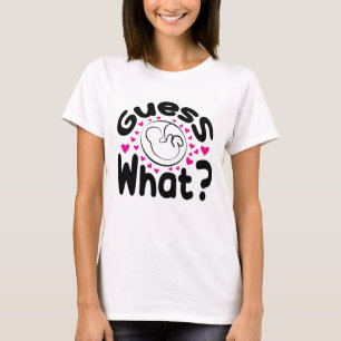 Cute pregnancy announcement word art T-Shirt