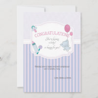 Cute Pregnancy Congratulations Card