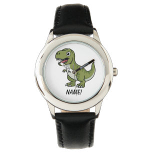 Cute prehistoric fun dinosaur cartoon t rex watch