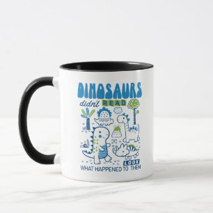 Cute Prehistoric Teacher & Librarian Gift Mug